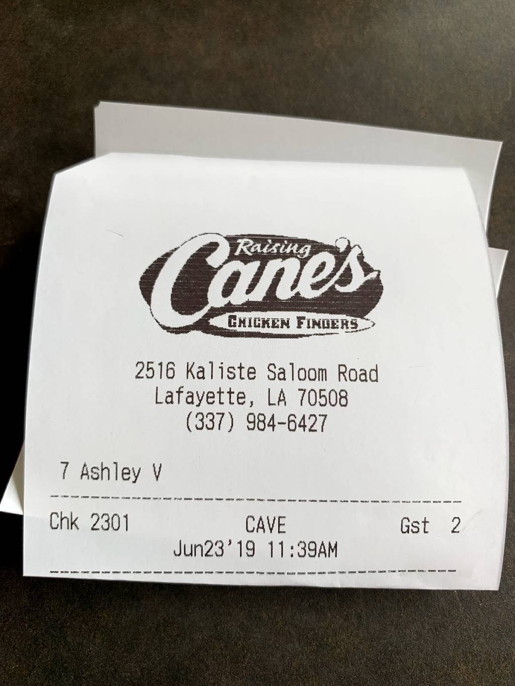 Raising Canes Chicken Fingers | meal takeaway | 2516 Kaliste Saloom Rd, Lafayette, LA 70508, USA | 3379846427 OR +1 337-984-6427
