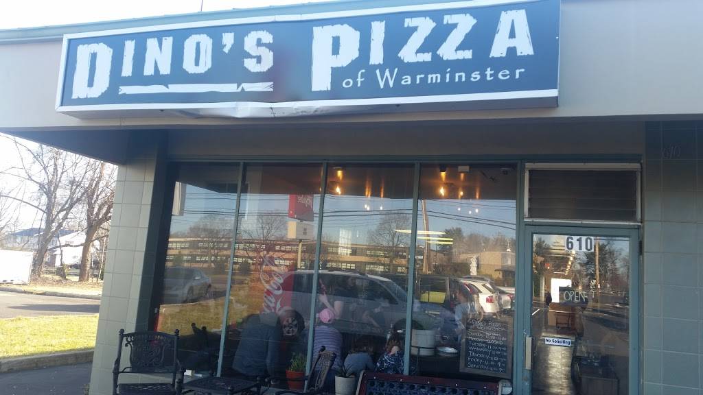 Dinos Pizza of Warminster | meal delivery | 610 West Street Rd, Warminster, PA 18974, USA | 2156753466 OR +1 215-675-3466