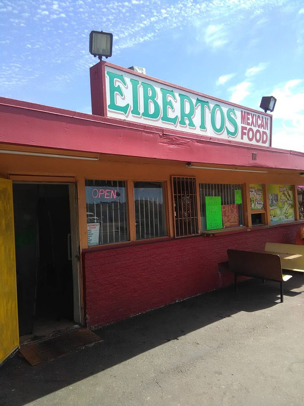 Eibertos Taco Shop | restaurant | 111 S Meadowbrook Dr, San Diego, CA 92114, USA | 6193995018 OR +1 619-399-5018