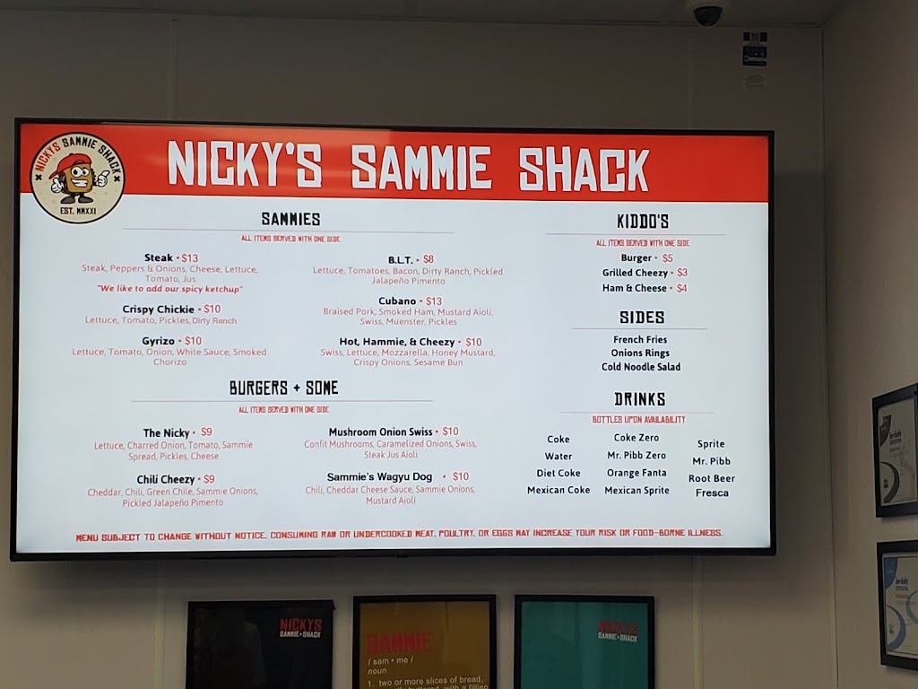 Nickys Sammie Shack | restaurant | 1690 Corner Rd, Warrior, AL 35180, USA