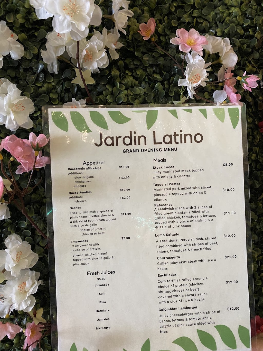 Jardín Latino | restaurant | 118 Wanaque Ave, Pompton Lakes, NJ 07442, USA | 9738312445 OR +1 973-831-2445
