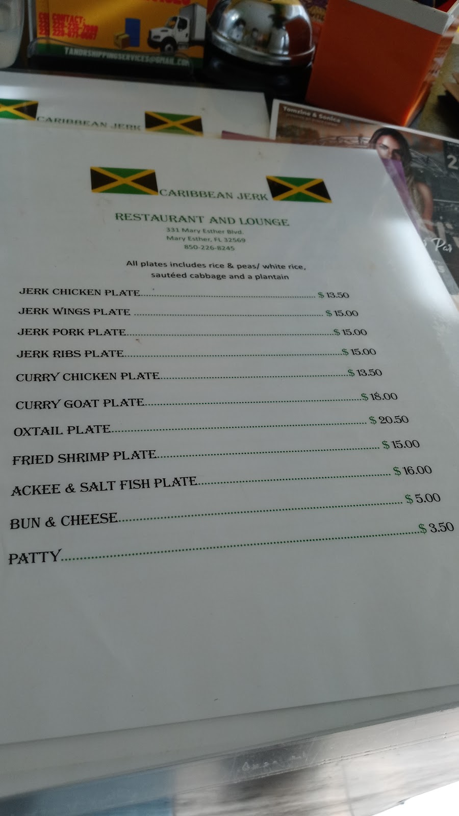 CARIBBEAN JERK ON WHEELS | restaurant | 331 Mary Esther Blvd, Mary Esther, FL 32569, USA | 8508128931 OR +1 850-812-8931