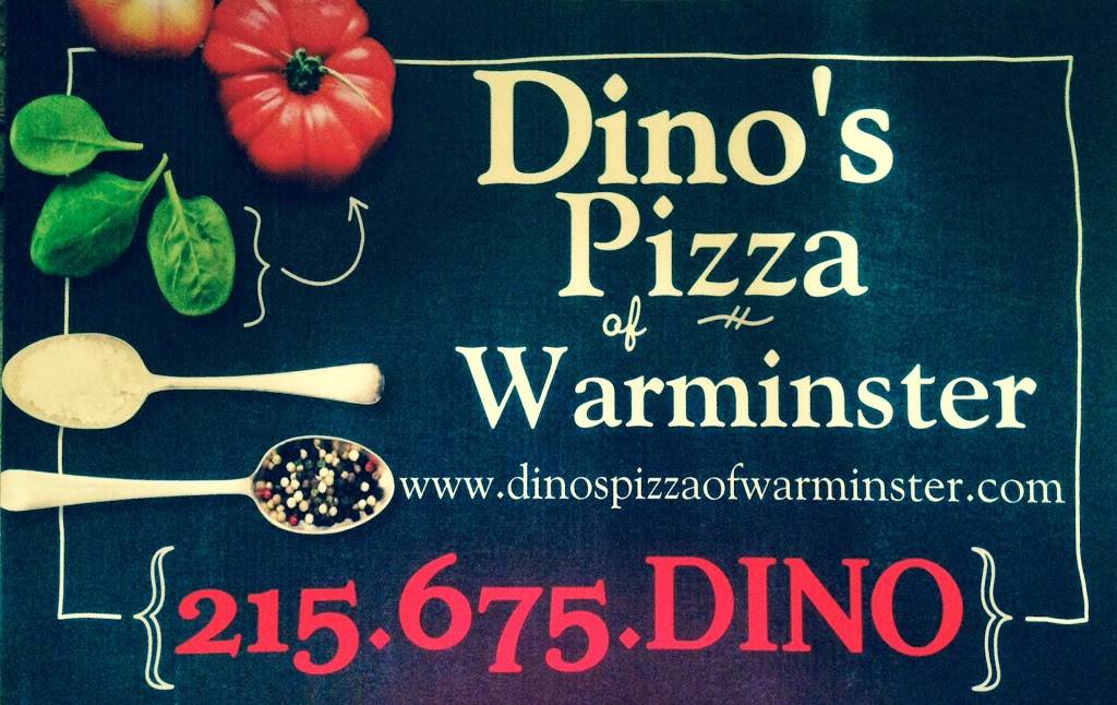 Dinos Pizza of Warminster | meal delivery | 610 West Street Rd, Warminster, PA 18974, USA | 2156753466 OR +1 215-675-3466