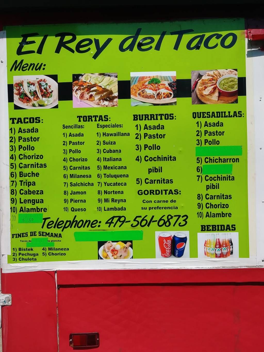 El Rey Del Taco Restaurant 1550 N Greenwood Ave Fort Smith Ar 72901 Usa