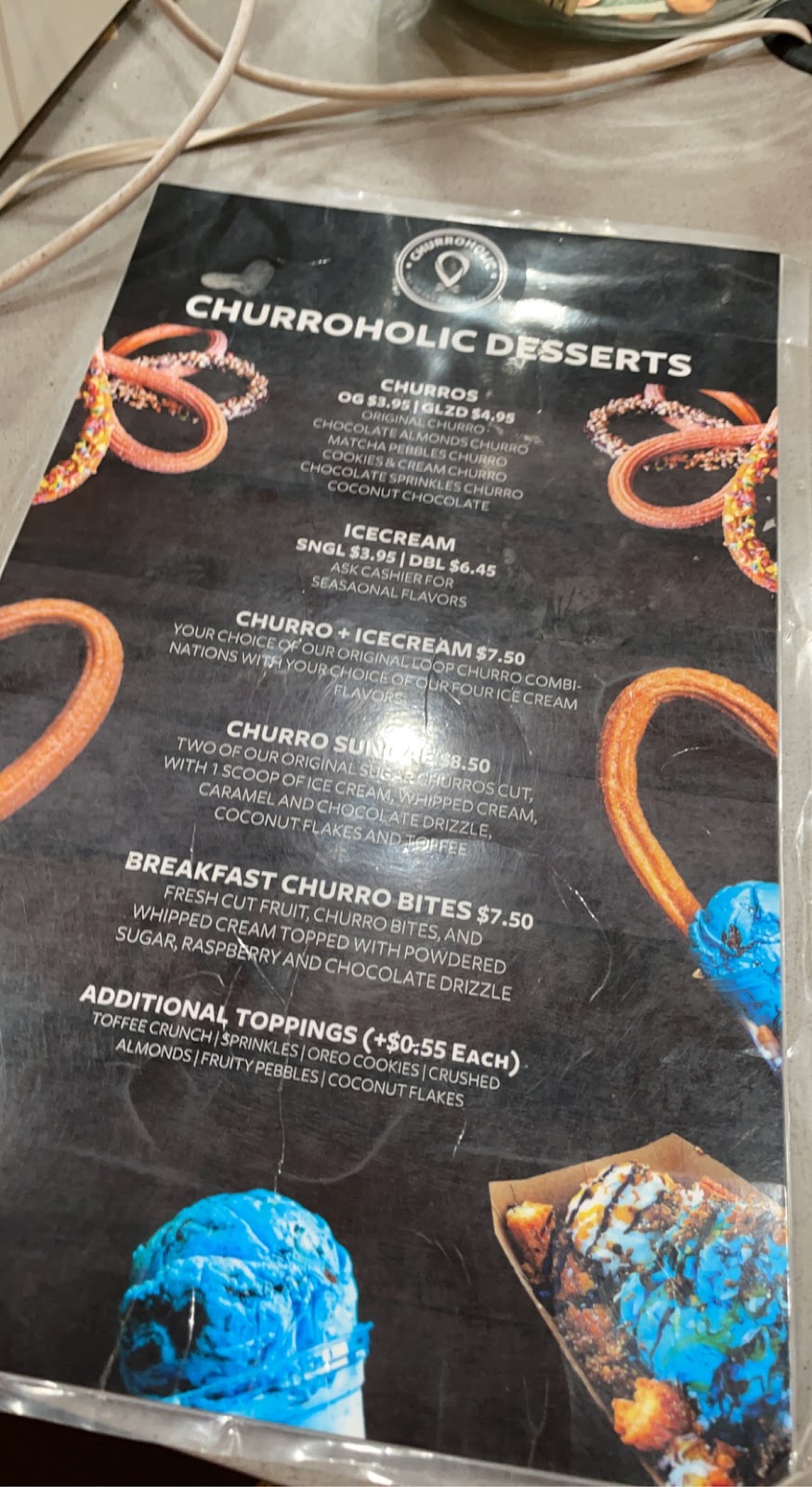 Churroholic | cafe | 9897 W McDowell Rd #B210, Tolleson, AZ 85353, USA | 6234405943 OR +1 623-440-5943