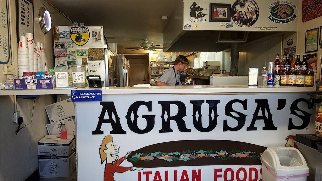 Agrusa's Super Sandwiches Restaurant 1606 E Valley Pkwy, Escondido