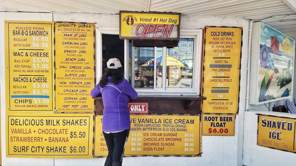 HOT DIGGITY DOGZ | meal takeaway | 103 S Shore Dr, Surf City, NC 28445, USA | 2529435383 OR +1 252-943-5383
