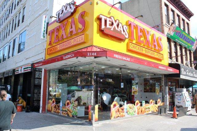 Texas Chicken & Burgers | restaurant | 2144 Frederick Douglass Blvd, New York, NY 10026, USA | 6468640914 OR +1 646-864-0914