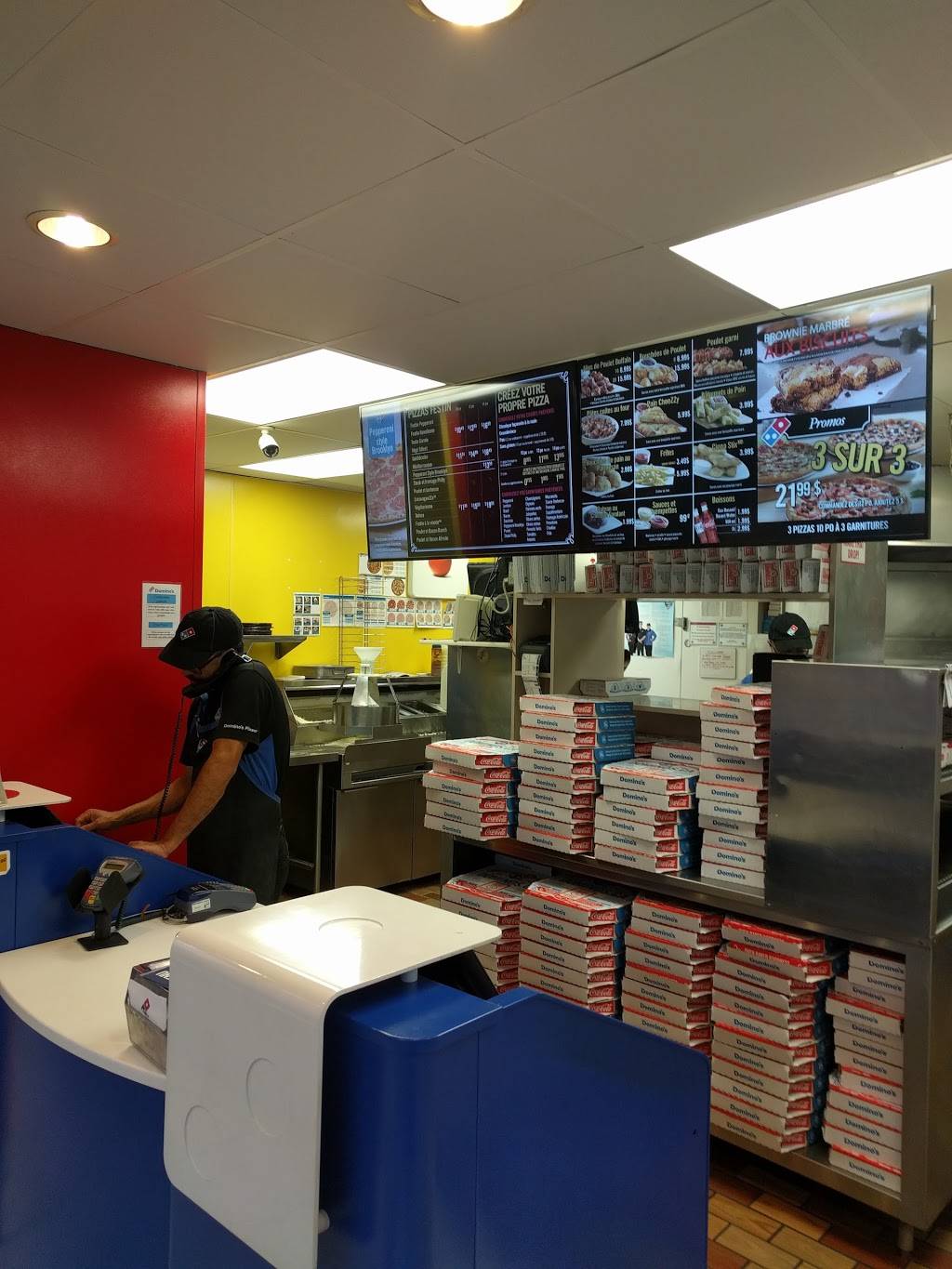 Dominos Pizza | meal delivery | 5488 Chemin de la Côte-Saint-Luc, Montréal, QC H3X 2C7, Canada | 5144845555 OR +1 514-484-5555
