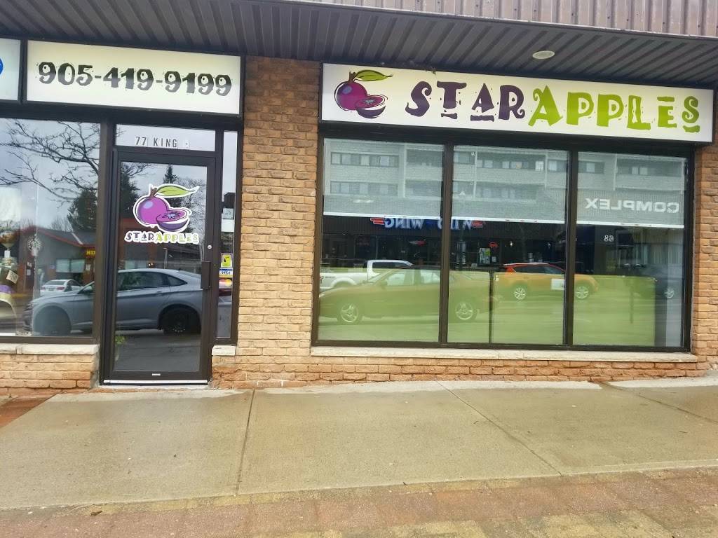 Starapples | restaurant | 77 King St E, Bowmanville, ON L1C 1N4, Canada | 9054199199 OR +1 905-419-9199