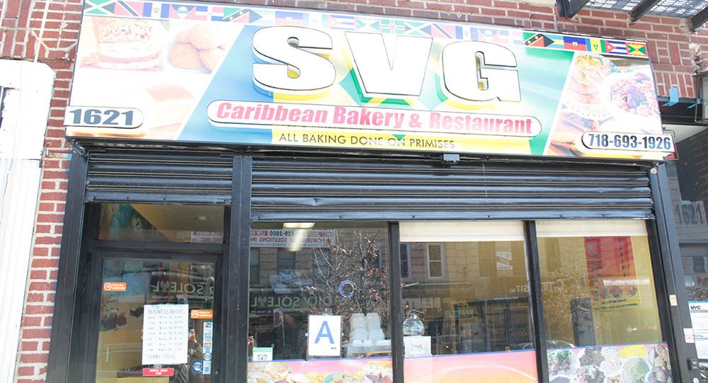 SVG Caribbean Bakery & Restaurant | restaurant | 5574, 1621 Nostrand Ave, Brooklyn, NY 11226, USA | 7186931926 OR +1 718-693-1926