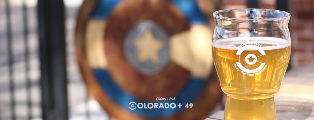 Colorado Plus 49 Cidery & Pub | restaurant | 1100 Arapahoe St, Golden, CO 80401, USA | 7207469469 OR +1 720-746-9469
