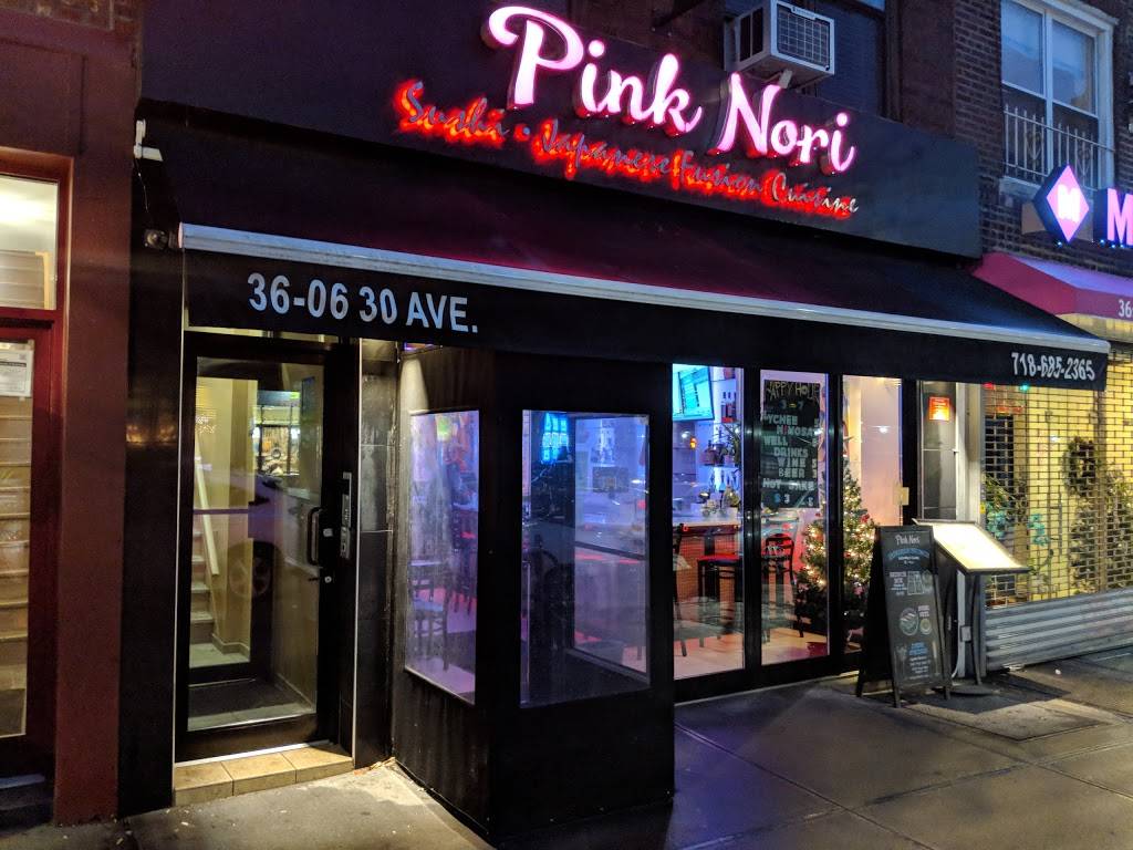 Pink Nori | restaurant | 36-06 30th Ave, Astoria, NY 11103, USA | 7186852365 OR +1 718-685-2365