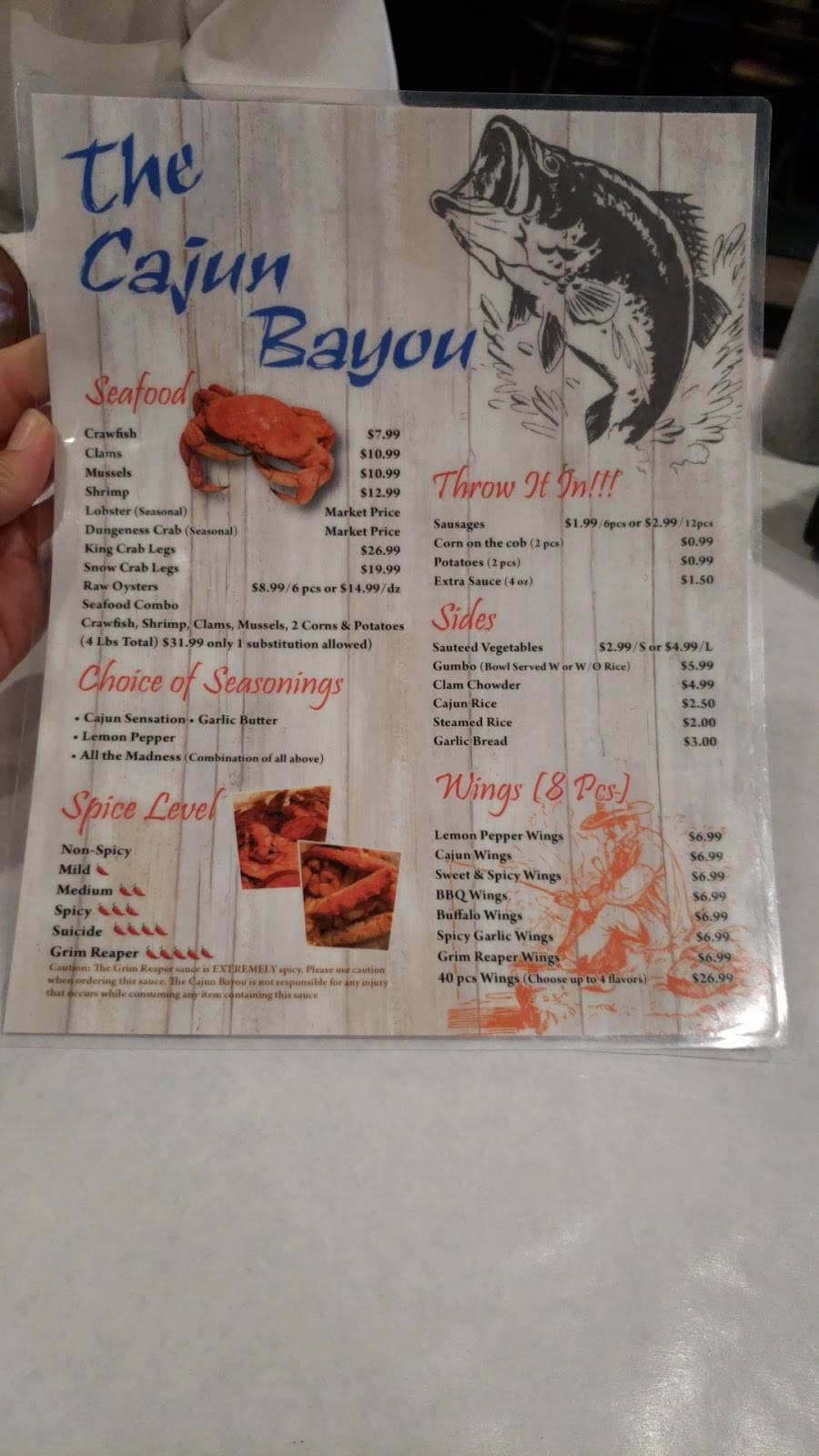 The Cajun Bayou | restaurant | 510 S Glendora Ave, West Covina, CA 91790, USA | 6267276226 OR +1 626-727-6226