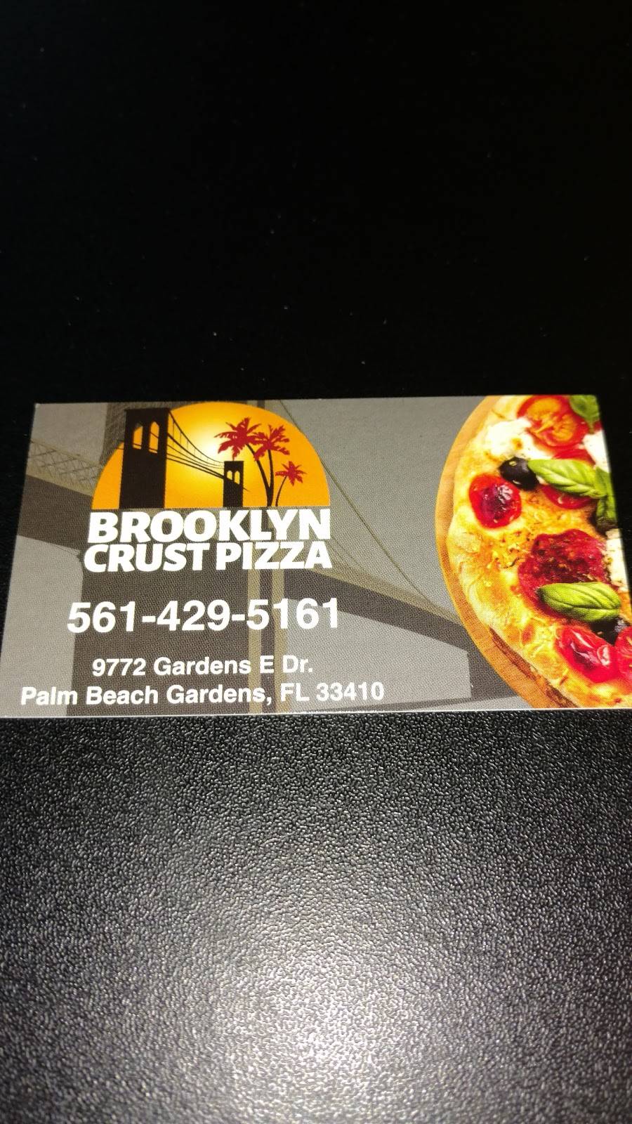 Brooklyn Crust Pizza Restaurant 9772 Gardens E Dr 4915 Palm