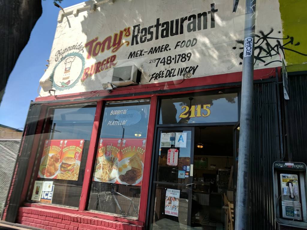 Tonys Burger | restaurant | 2115 S Central Ave, Los Angeles, CA 90011, USA | 2137481789 OR +1 213-748-1789