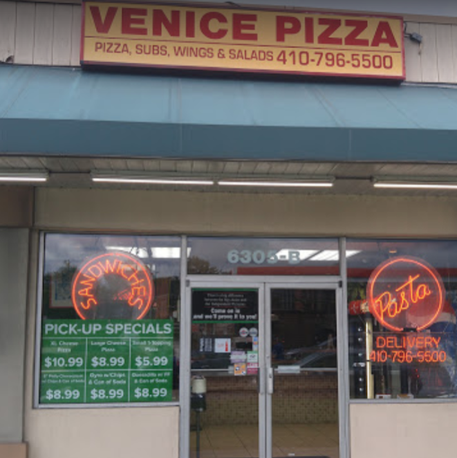 Venice Pizza | meal delivery | B, 6305 Washington Blvd, Elkridge, MD 21075, USA | 4107965500 OR +1 410-796-5500