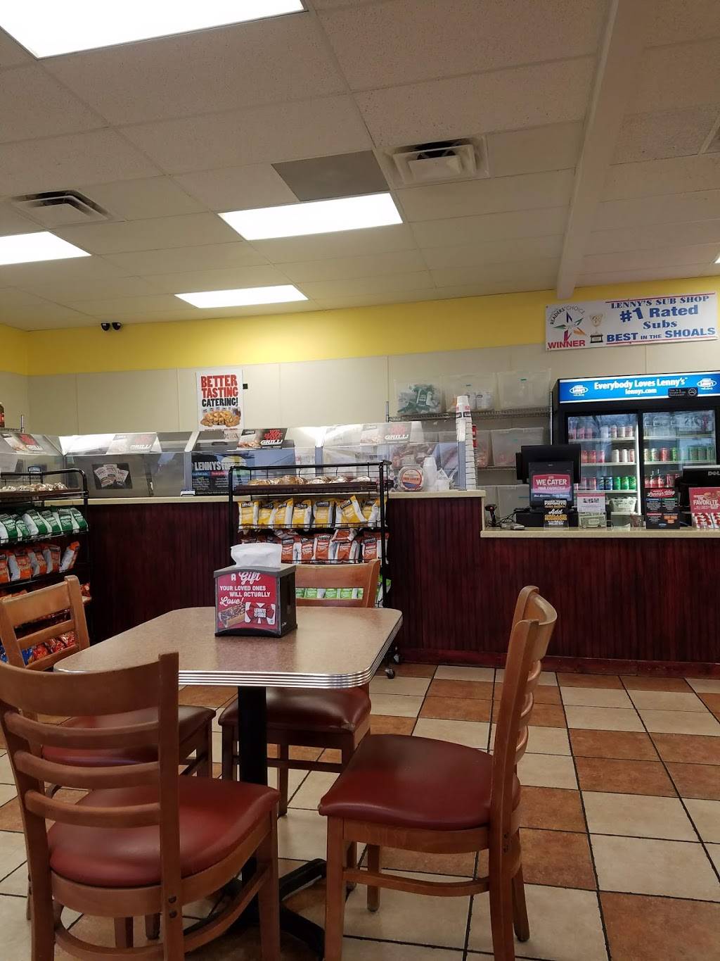 Lennys Grill & Subs | meal takeaway | 2101 Woodward Ave B & C, Muscle Shoals, AL 35661, USA | 2563141856 OR +1 256-314-1856
