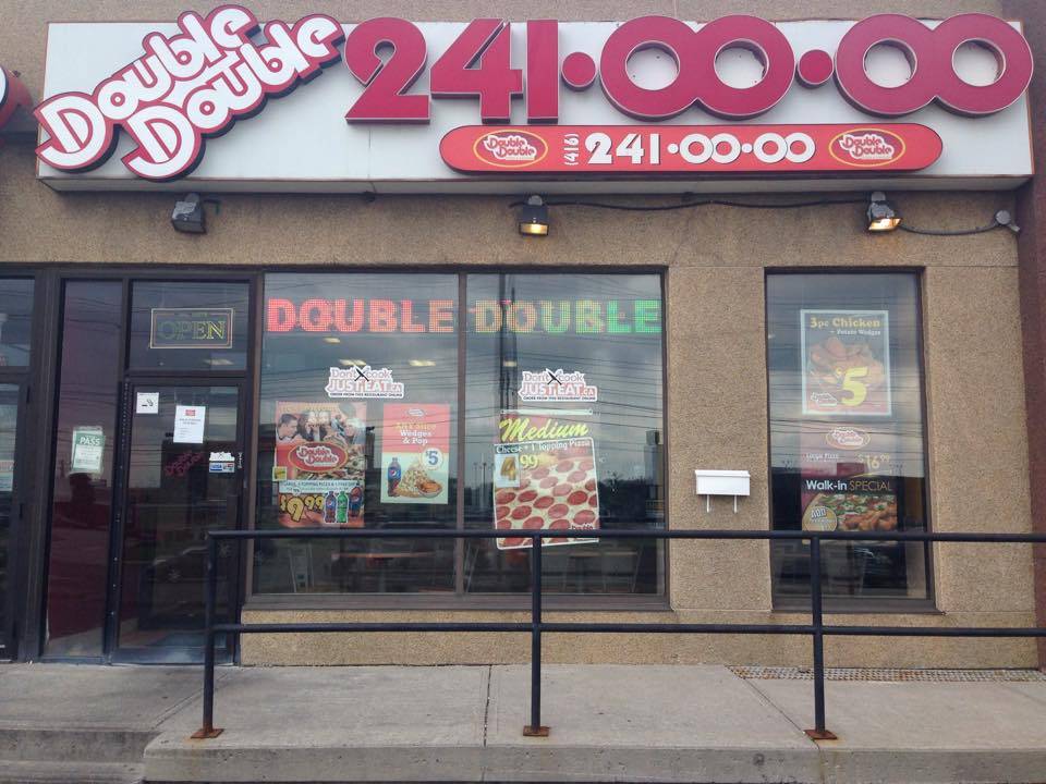 Double Double Pizza & Chicken | meal delivery | 145 Rexdale Blvd, Etobicoke, ON M9W 1P7, Canada | 4167425349 OR +1 416-742-5349