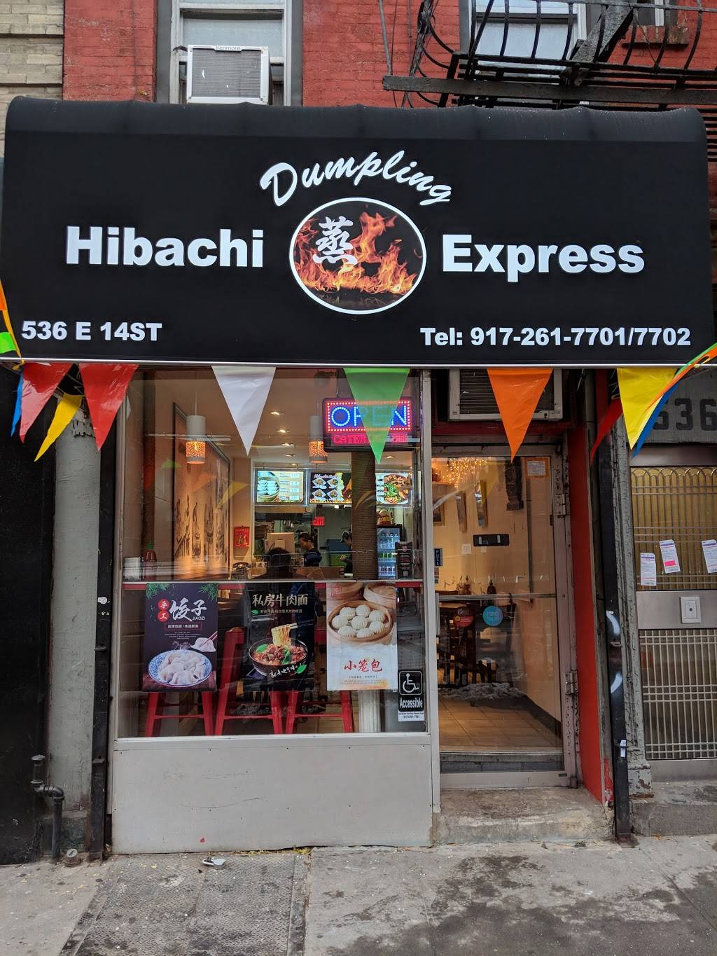 Hibachi Express | restaurant | 536 E 14th St, New York, NY 10009, USA | 9172617701 OR +1 917-261-7701