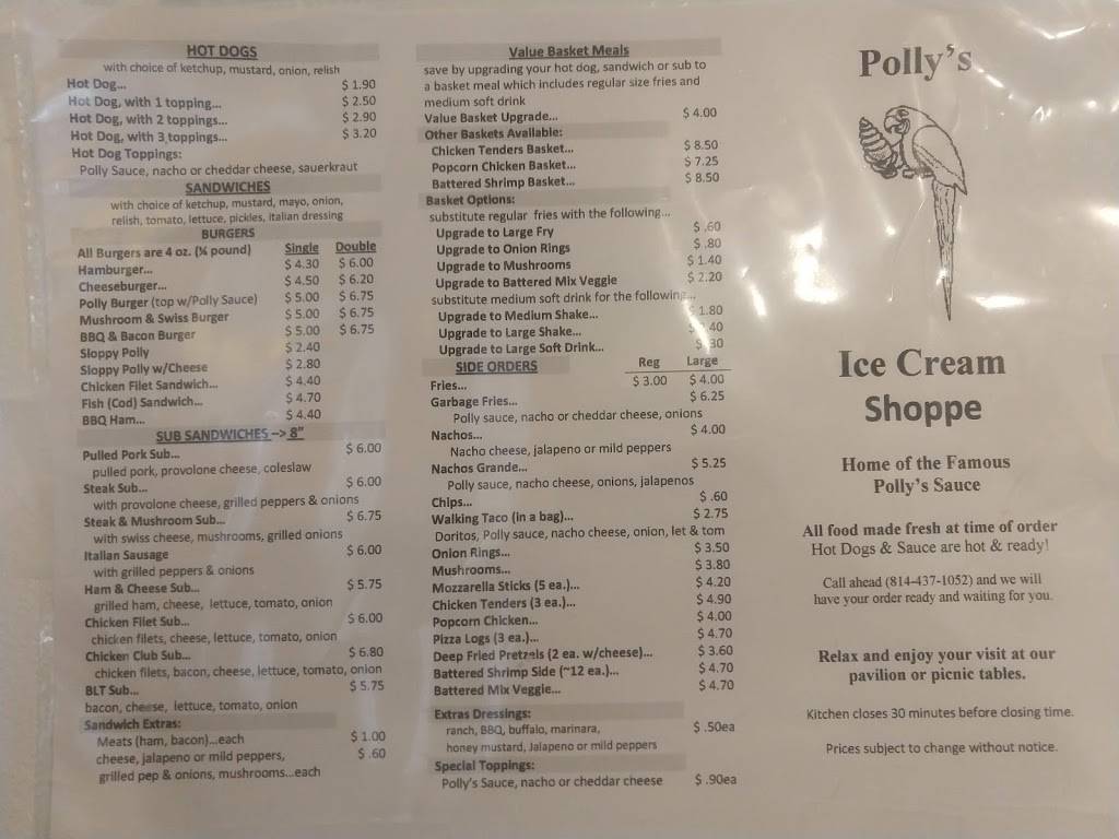 Polly's Ice Cream 4170 US322, Franklin, PA 16323, USA