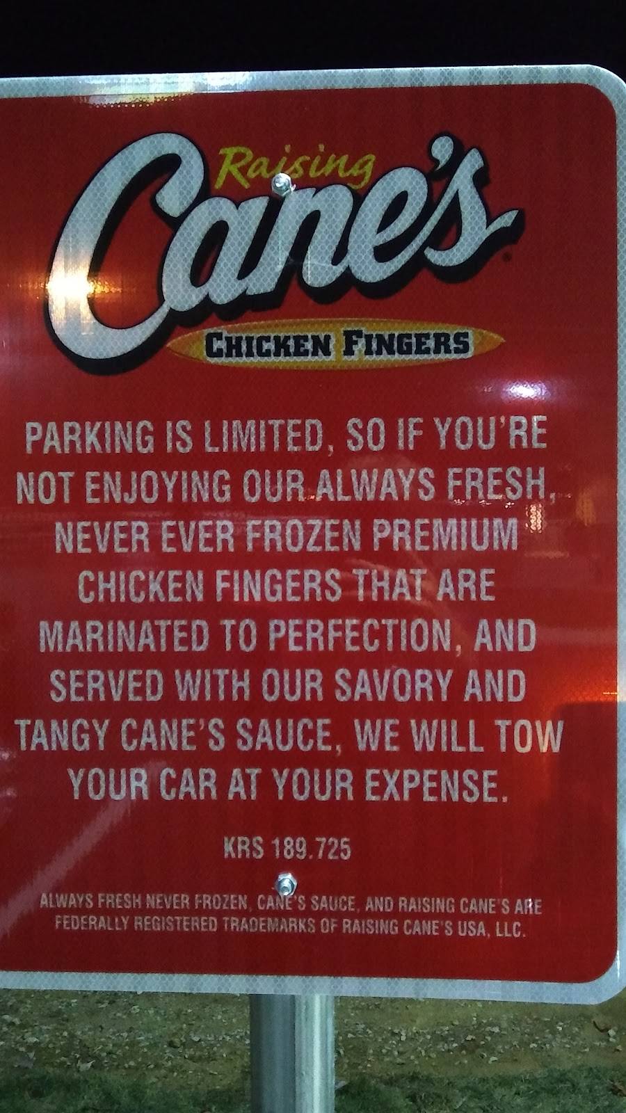 Raising Canes Chicken Fingers | meal takeaway | 2990 Heartland Crossing, Owensboro, KY 42303, USA | 2708832378 OR +1 270-883-2378