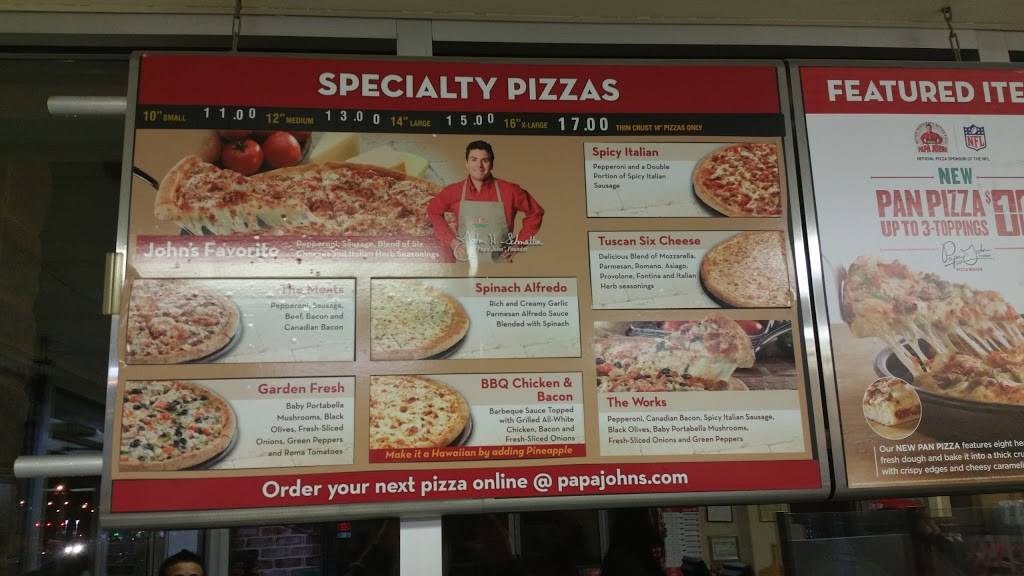 Papa John's Pizza Restaurant 3111 Bristol Hwy, Johnson City, TN