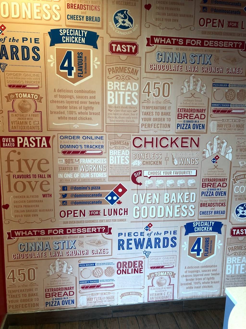 Dominos | meal delivery | 17 Wilson Dr, Milton, ON L9T 3J7, Canada | 9058753030 OR +1 905-875-3030