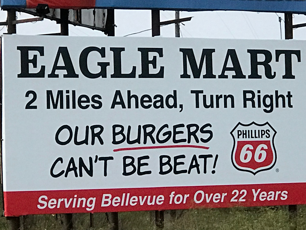 Eagle Mart | cafe | 601 US Hwy 287 South, Bellevue, TX 76228, USA | 9409282112 OR +1 940-928-2112