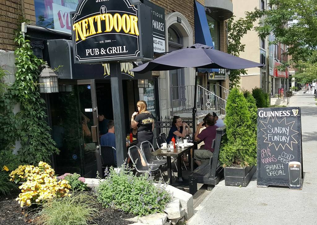 Nextdoor Pub And Grill Restaurant 5175a Rue Sherbrooke Ouest Montréal Qc H4a 1t5 Canada 