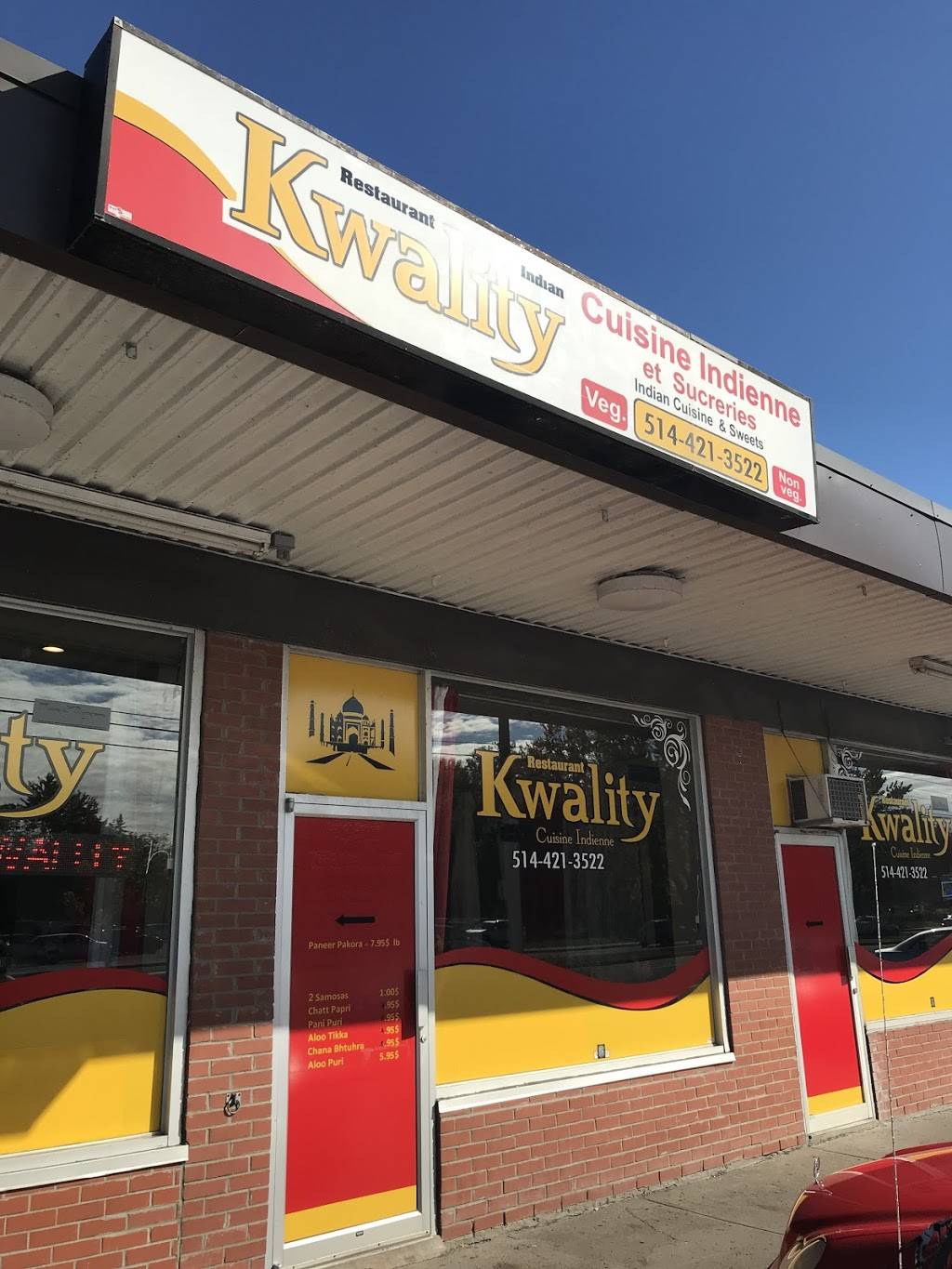 Kwality Restaurant Indian | meal delivery | 4771 Boulevard des Sources, Pierrefonds, QC H8Y 3C6, Canada | 5144213522 OR +1 514-421-3522