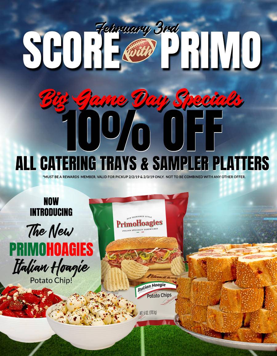 Primo Hoagies | meal takeaway | 313 N York Rd, Hatboro, PA 19040, USA | 2159575111 OR +1 215-957-5111