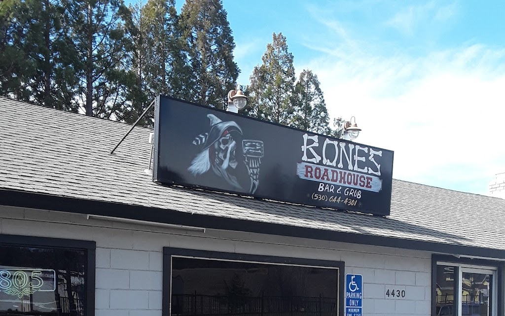 Bones Roadhouse | restaurant | 4430 Pleasant Valley Rd, Placerville, CA 95667, USA | 5306444301 OR +1 530-644-4301