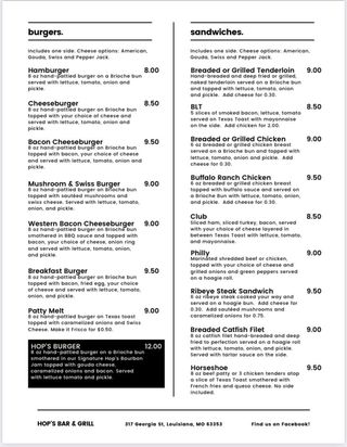 Hops Bar & Grill | restaurant | 317 Georgia St, Louisiana, MO 63353, USA | 5737255005 OR +1 573-725-5005