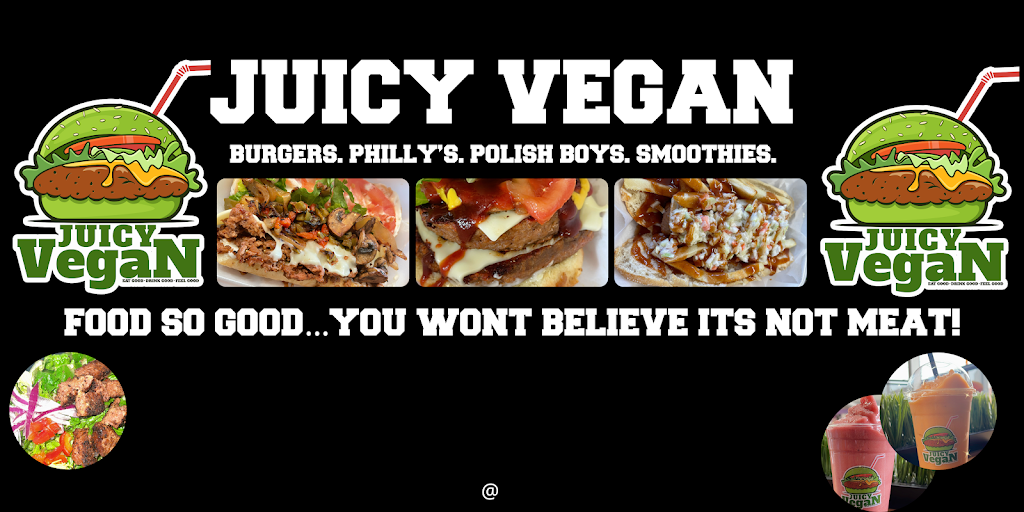 Juicy Vegan | restaurant | 15430 Waterloo Rd, Cleveland, OH 44110, USA | 8446854331 OR +1 844-685-4331