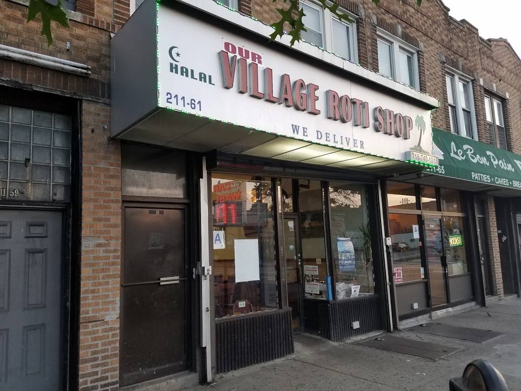 Our Village Roti Shop | restaurant | 21161 Jamaica Ave, Queens Village, NY 11428, USA | 7187401011 OR +1 718-740-1011