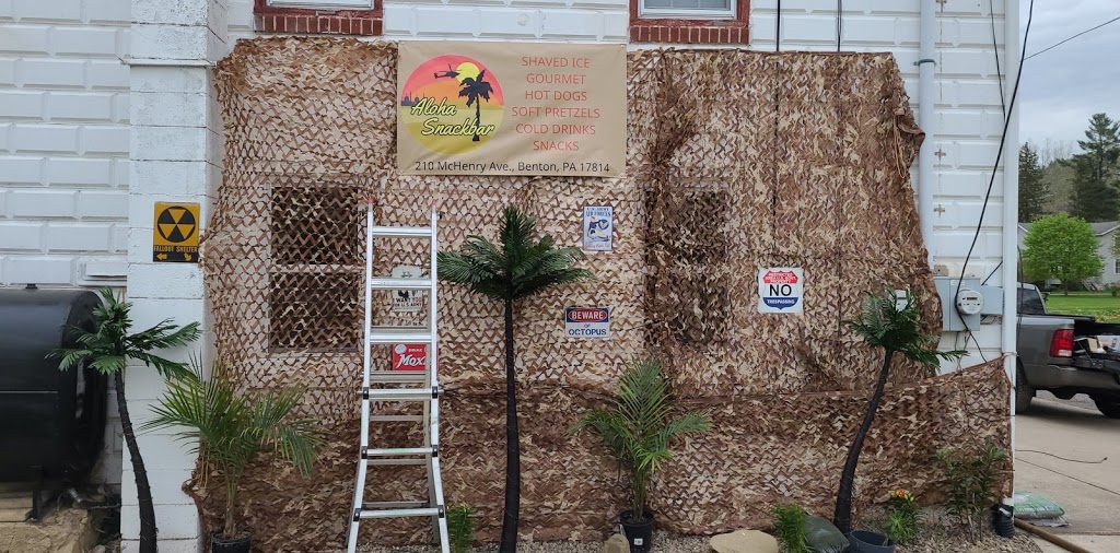 Aloha Snackbar | meal takeaway | 210 Mc Henry Alley, Benton, PA 17814, USA | 5709128536 OR +1 570-912-8536
