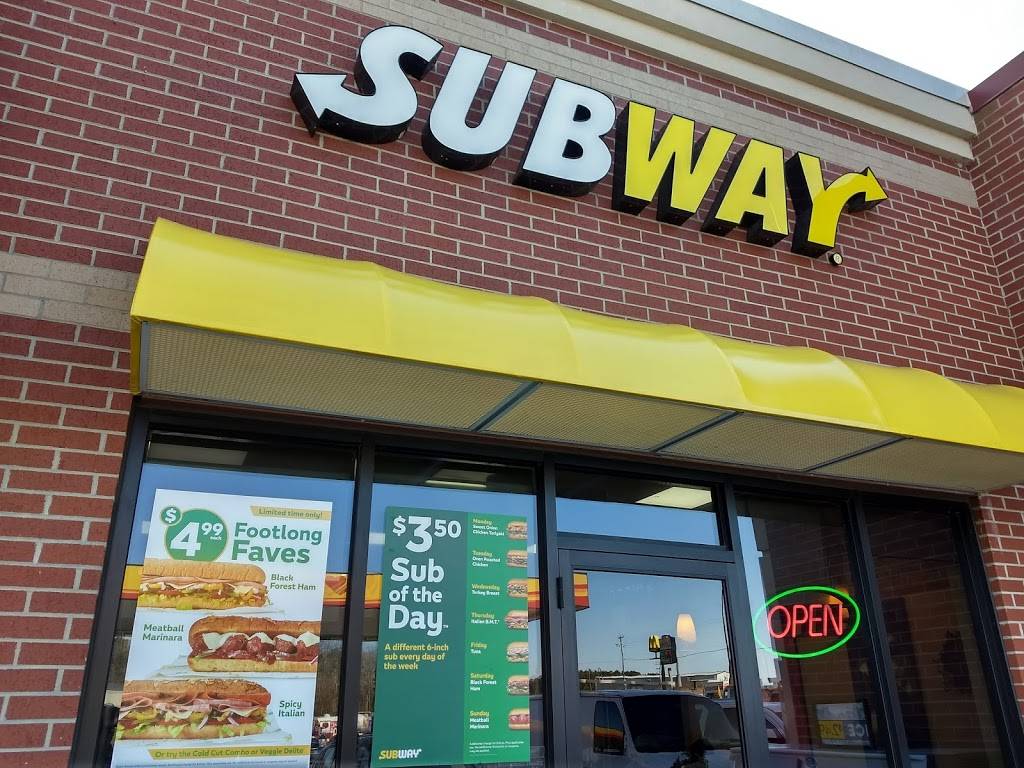 Subway | restaurant | 1850 N Mecklenburg Ave, South Hill, VA 23970, USA | 4345840077 OR +1 434-584-0077