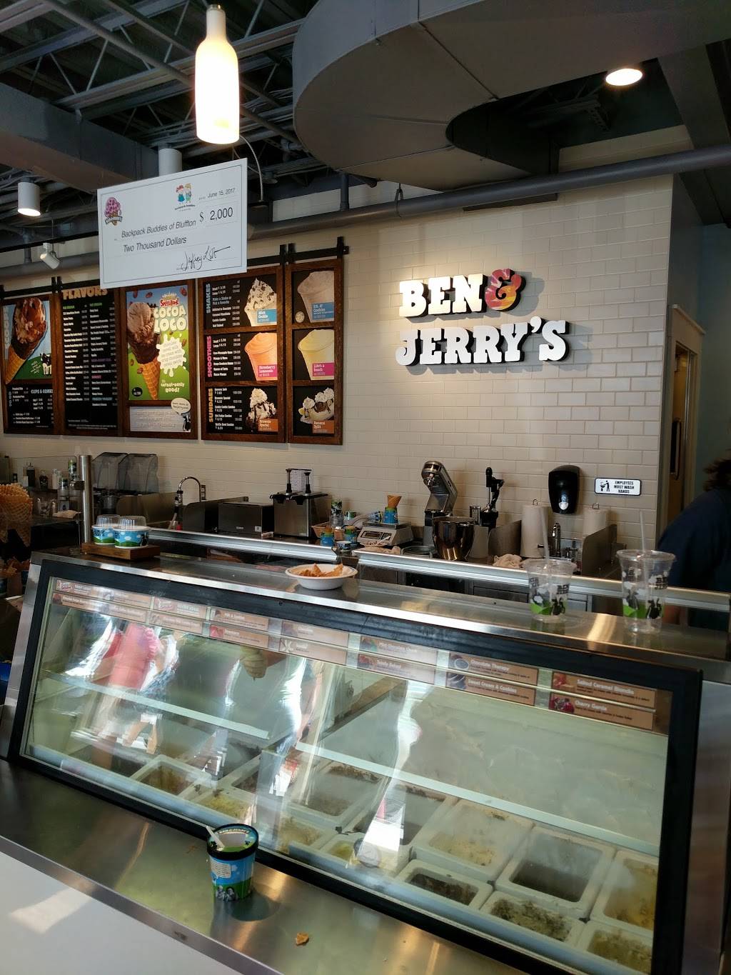 Ben & Jerrys | bakery | 6 Promenade St Unit 1003, Bluffton, SC 29910, USA | 8438375555 OR +1 843-837-5555