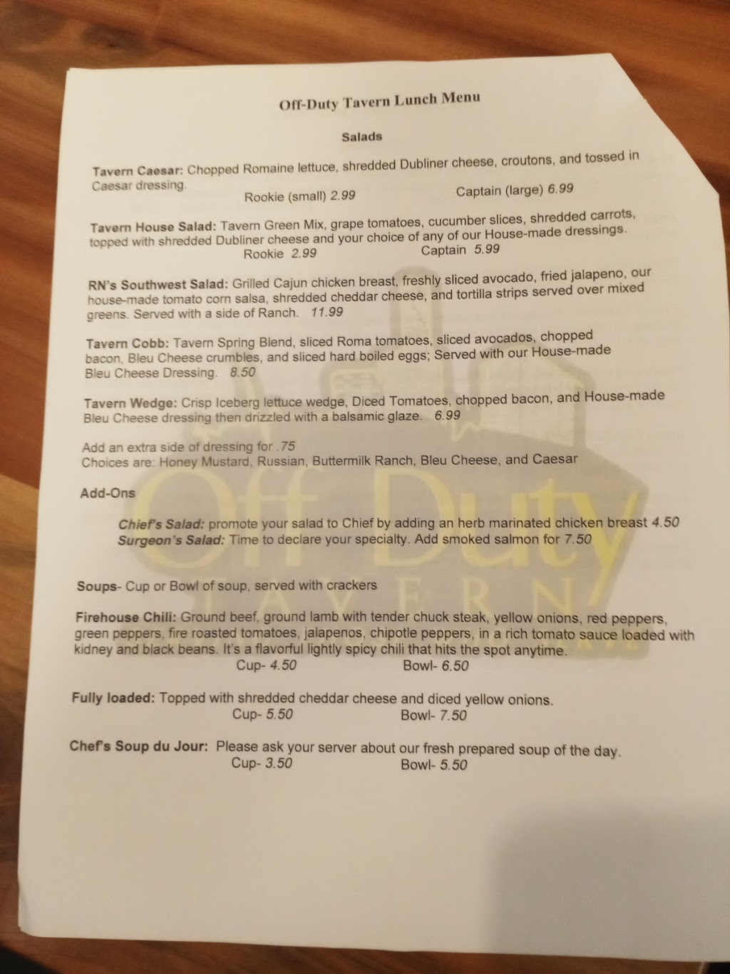 Off-Duty Tavern | restaurant | 1011 NE 14th St, Ocala, FL 34470, USA | 3524991089 OR +1 352-499-1089