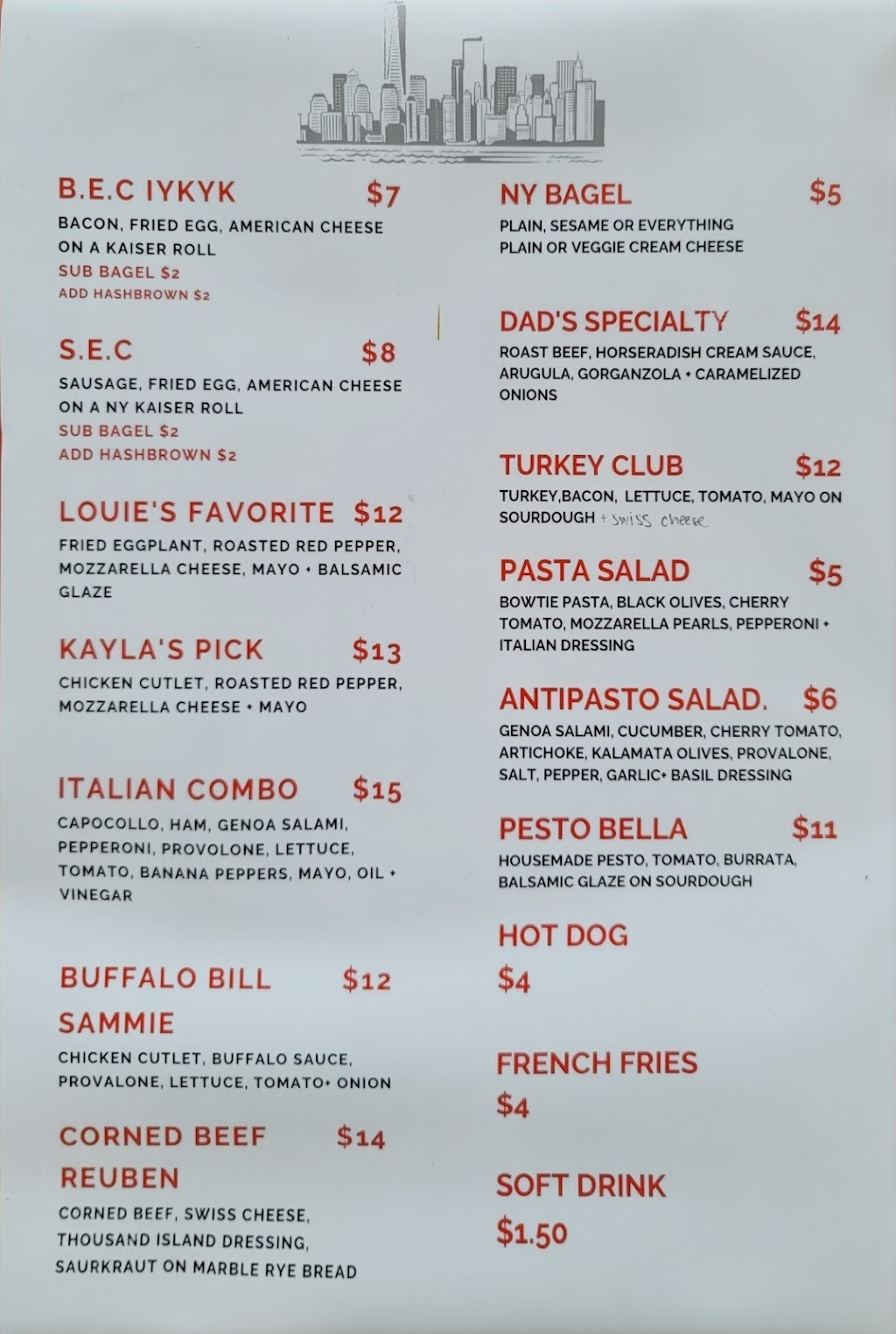 Louies NY sammies | restaurant | 400 Main St, Buda, TX 78610, USA | 7373127788 OR +1 737-312-7788
