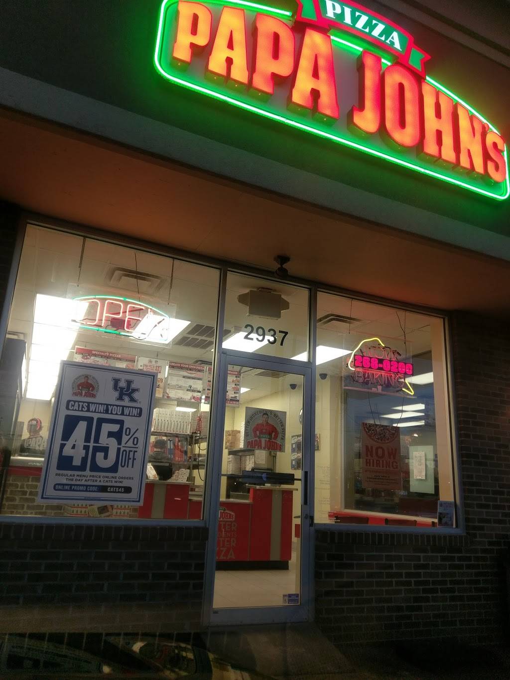 Papa John's Pizza 2937 Richmond Rd, Lexington, KY 40509, USA