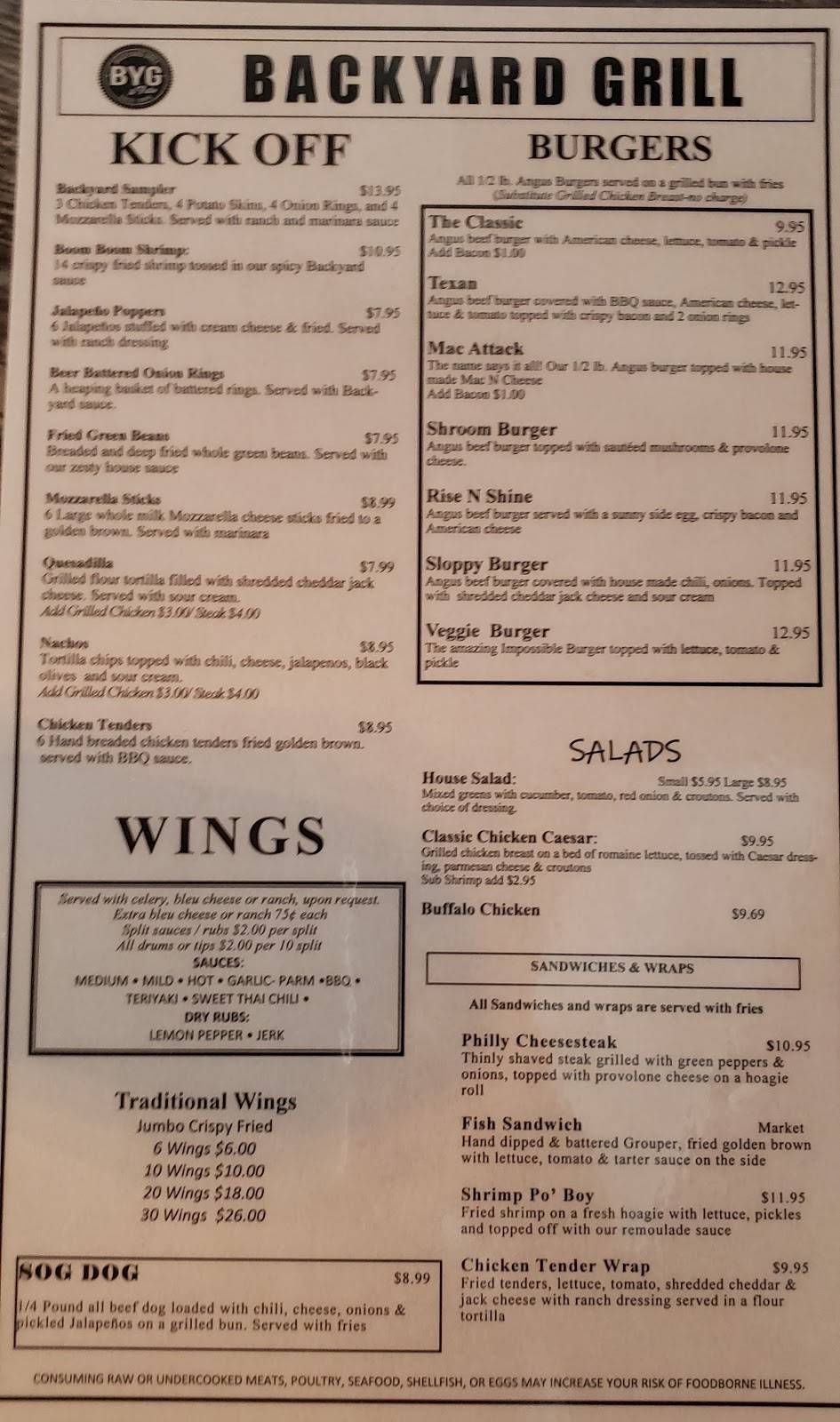 Backyard Grill and Patio | restaurant | 4918 S MacDill Ave, Tampa, FL 33611, USA | 8138319464 OR +1 813-831-9464