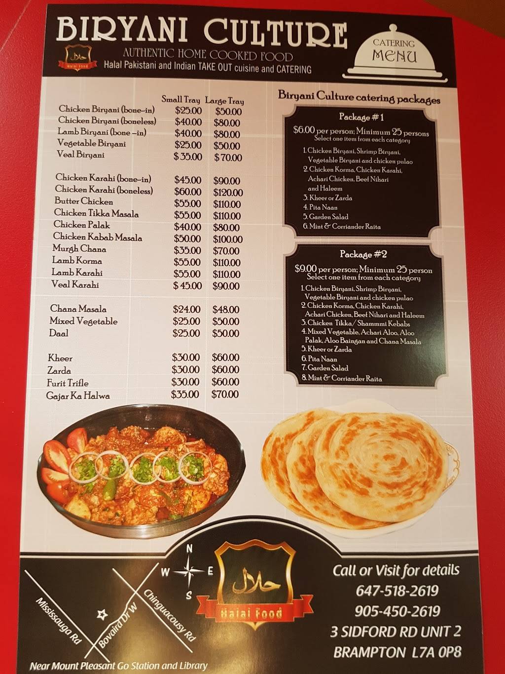 Biryani Culture | restaurant | 3 Sidford Rd, Brampton, ON L7A, Canada | 9054502619 OR +1 905-450-2619