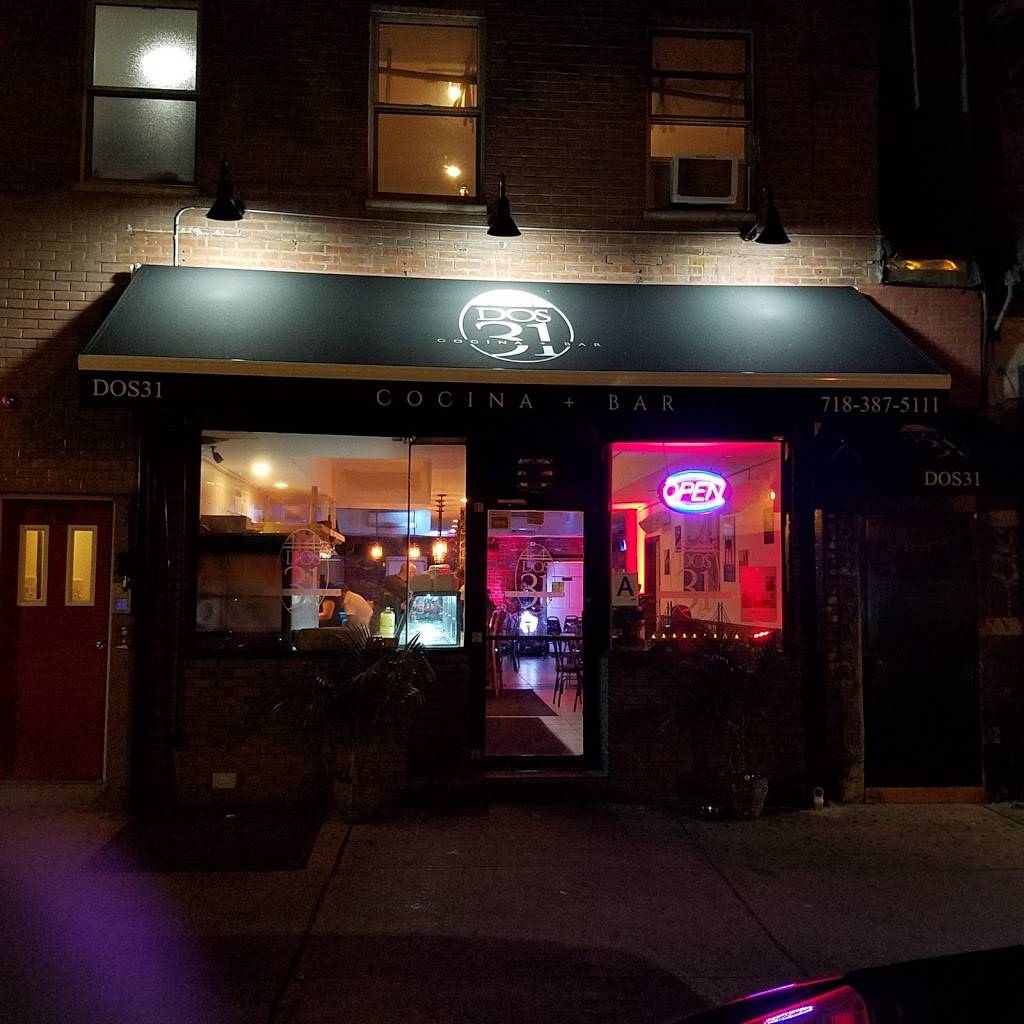 DOS31 Cocina + Bar | restaurant | 231 S 4th St, Brooklyn, NY 11211, USA | 7183875111 OR +1 718-387-5111