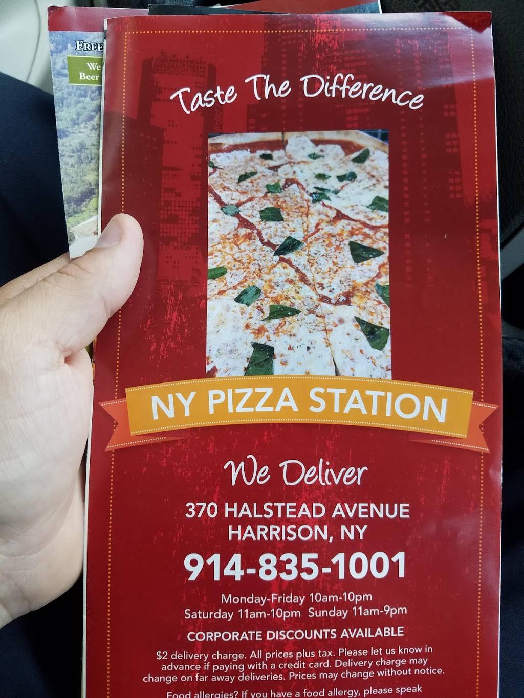 NY Pizza Station | restaurant | 370 Halstead Ave, Harrison, NY 10528, USA | 9148351001 OR +1 914-835-1001