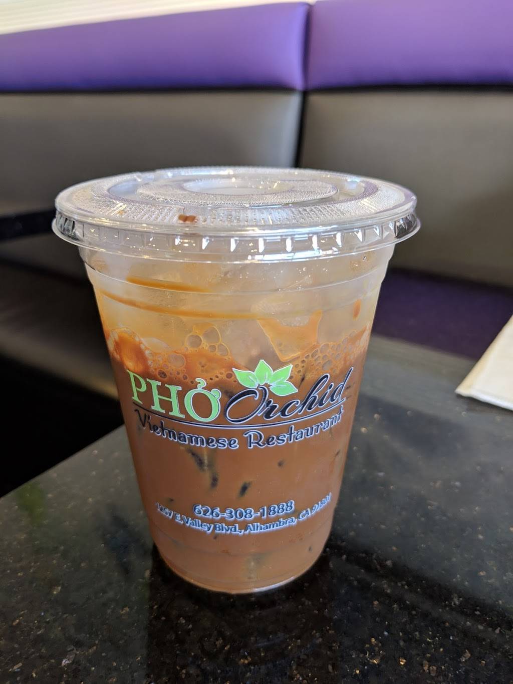 Phở Orchid | restaurant | 1257 E Valley Blvd, Alhambra, CA 91801, USA | 6263081888 OR +1 626-308-1888