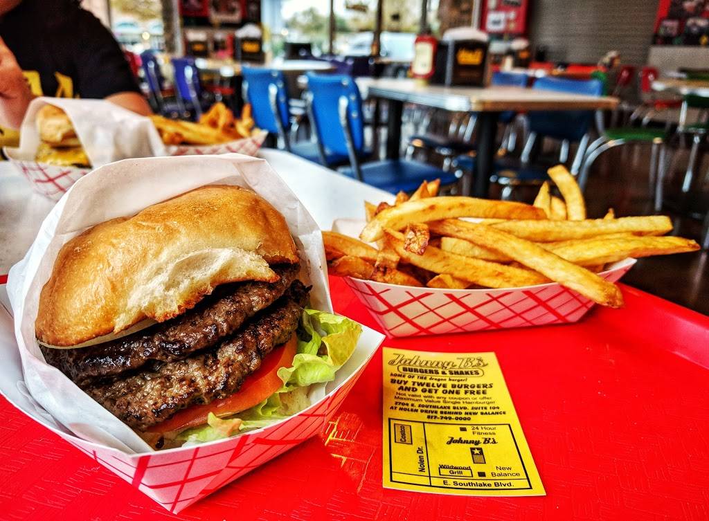 Johnny Bs Burgers and Shakes | restaurant | 2704 E Southlake Blvd #104, Southlake, TX 76092, USA | 8177490000 OR +1 817-749-0000