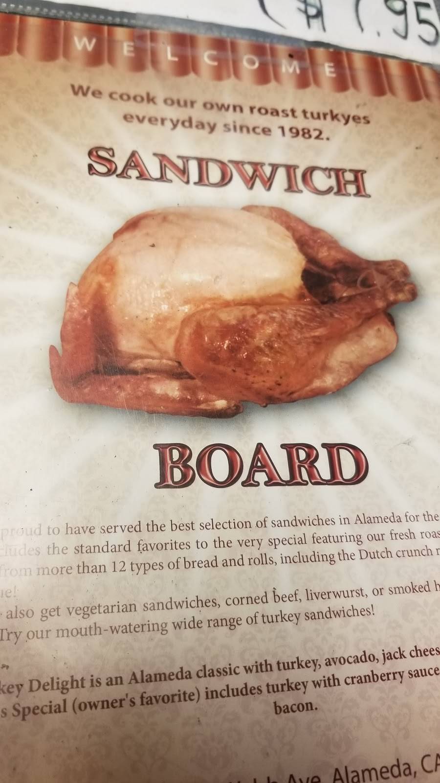 Sandwich Board | meal takeaway | 2412 Webb Ave, Alameda, CA 94501, USA | 5105213366 OR +1 510-521-3366