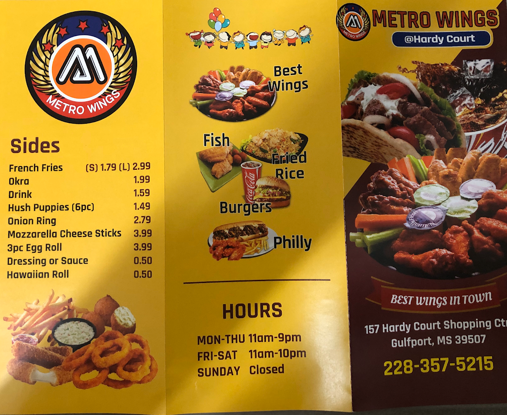 METRO WINGS Hardy Court 157 Hardy Court Shopping CTR Gulfport MS